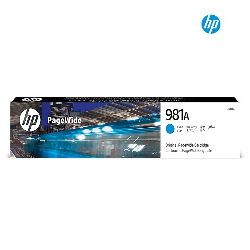 HP - Cartucho de Tinta HP 981A Cian J3M68A Original