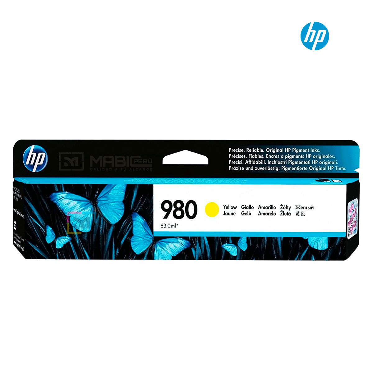 HP - Cartucho de Tinta HP 980 Amarillo D8J09A Original