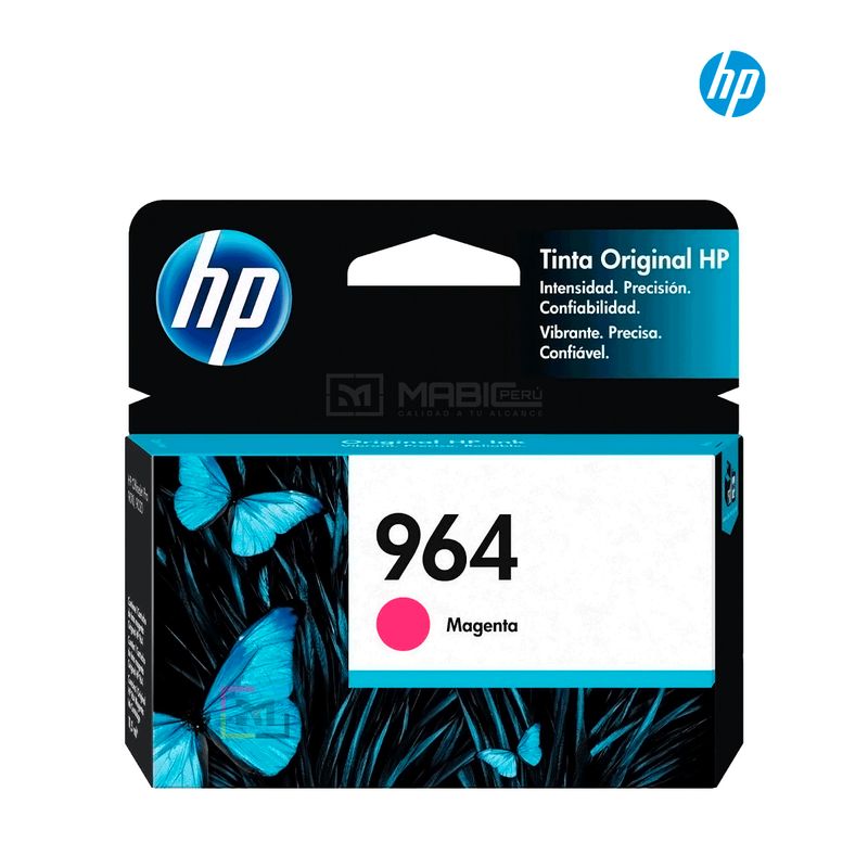 HP - Cartucho de Tinta HP 964 Magenta 3JA51AL Original