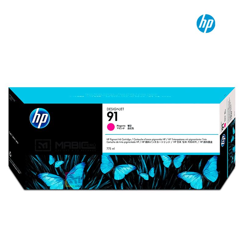HP - Cartucho de Tinta HP 91 Magenta C9468A Original