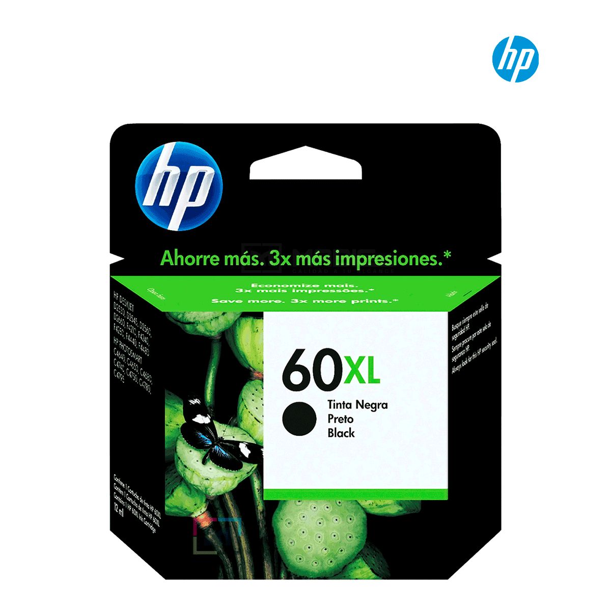 HP - Cartucho de Tinta HP 60XL Negro CC641WL Original