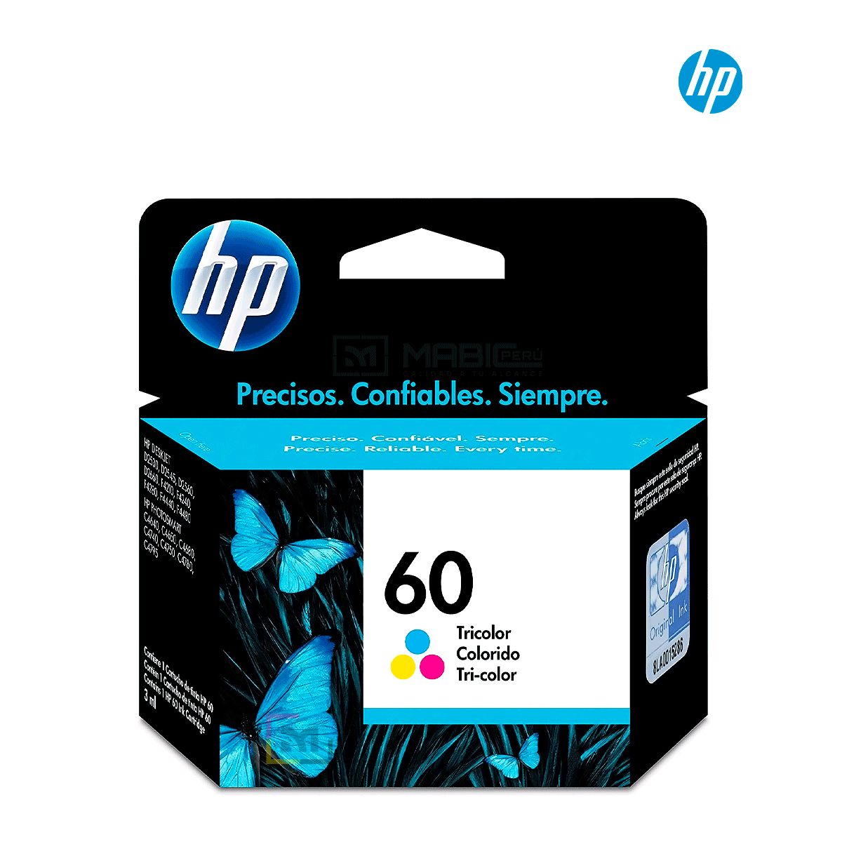 HP - Cartucho de Tinta HP 60 Tricolor CC643WL Original
