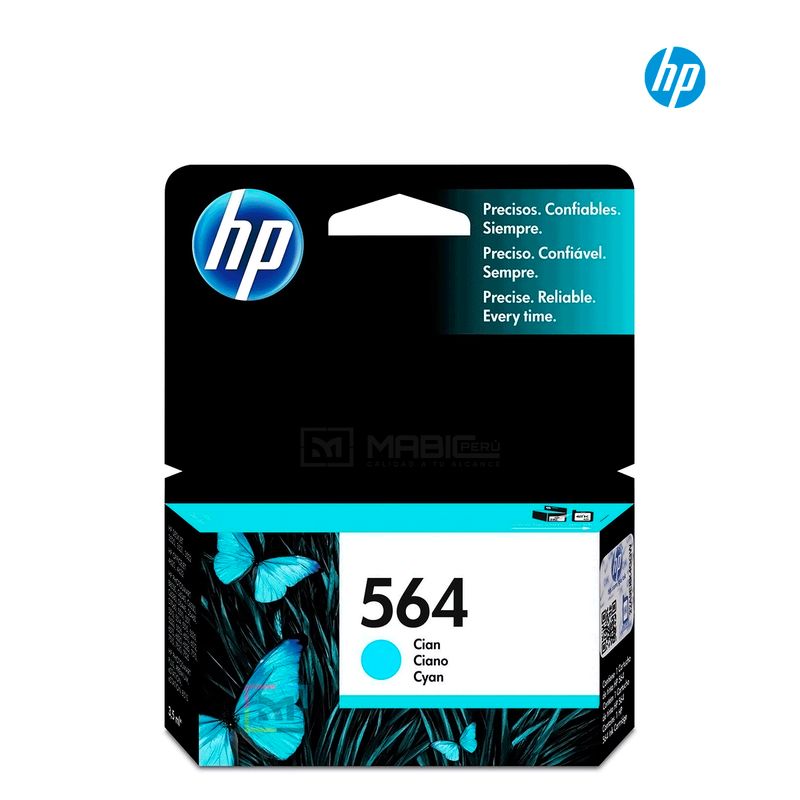 HP - Cartucho de Tinta HP 564 Cian CB318WL Original