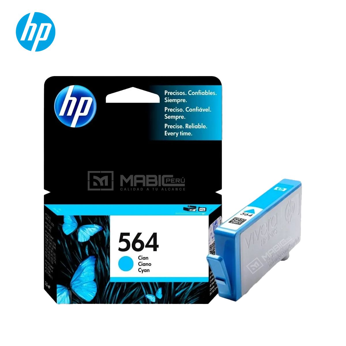 HP - Cartucho de Tinta HP 564 Cian CB318WL Original