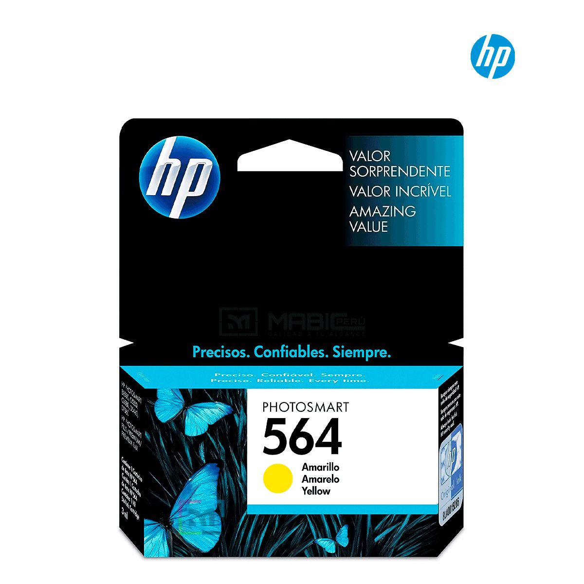 HP - Cartucho de Tinta HP 564 Amarillo CB320WL Original