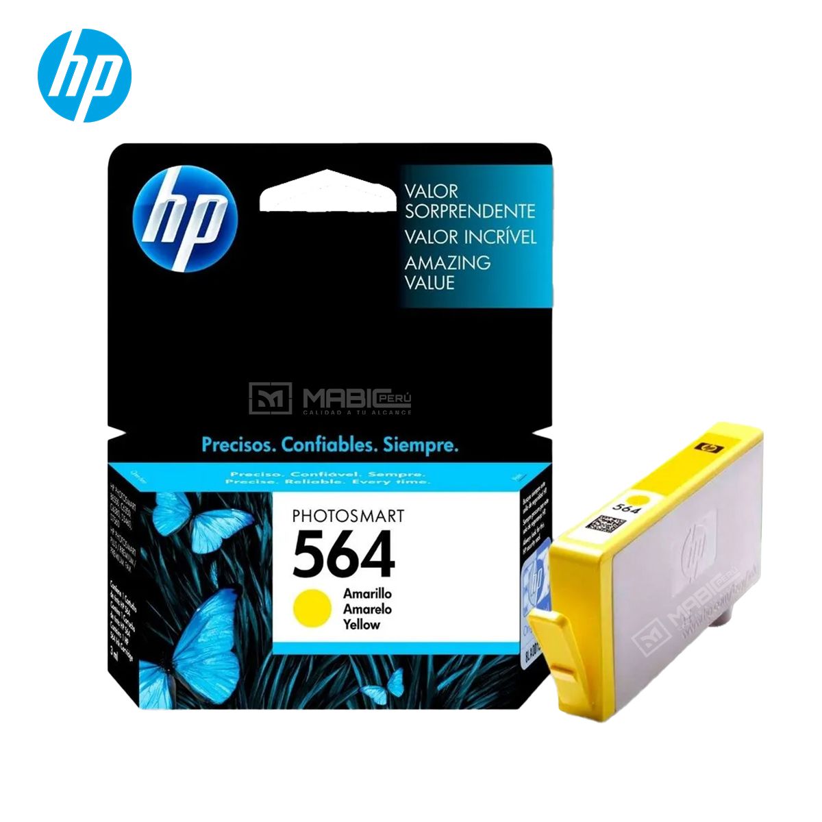 HP - Cartucho de Tinta HP 564 Amarillo CB320WL Original