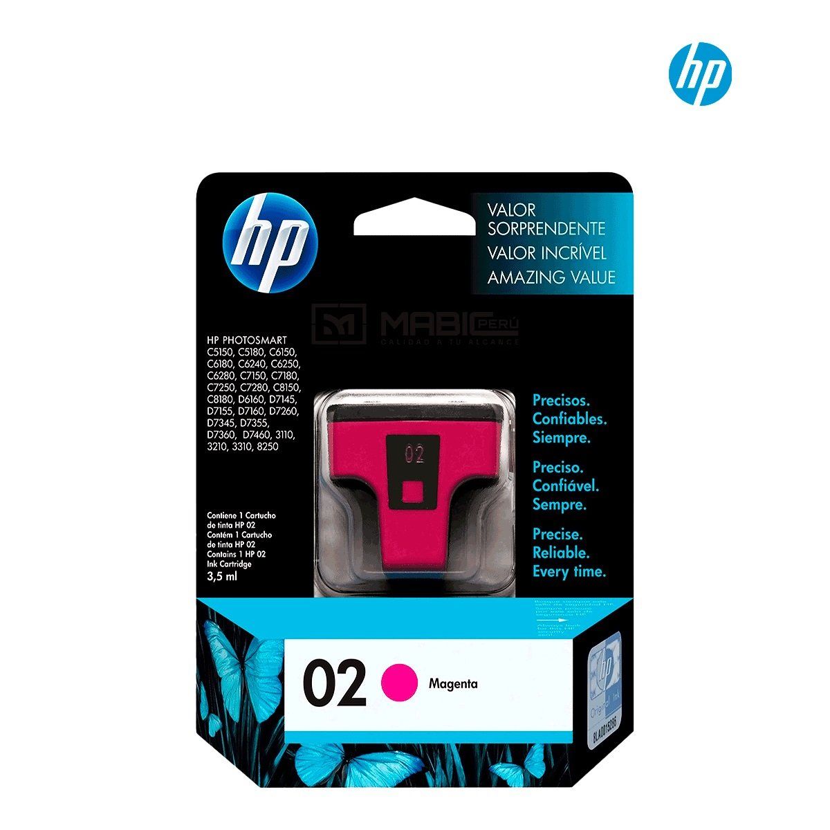 HP - Cartucho de Tinta HP 2 Magenta C8772WL Original