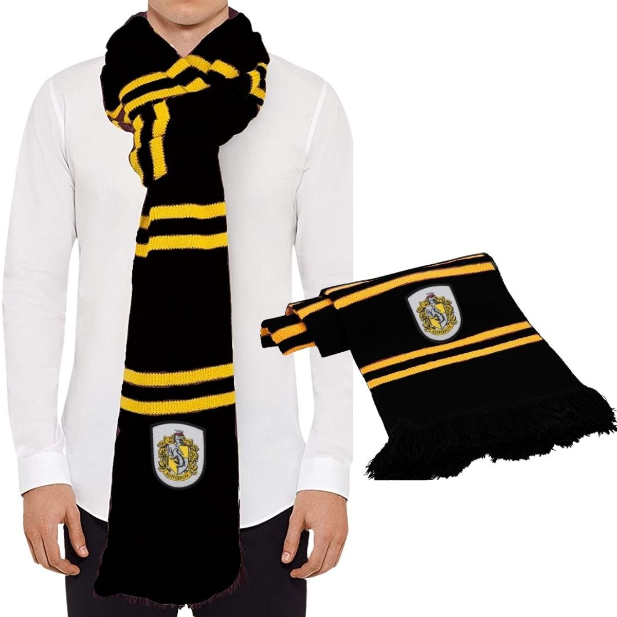 GENERICO - Bufanda Hufflepuff Chalina Harry Potter Hogwarts