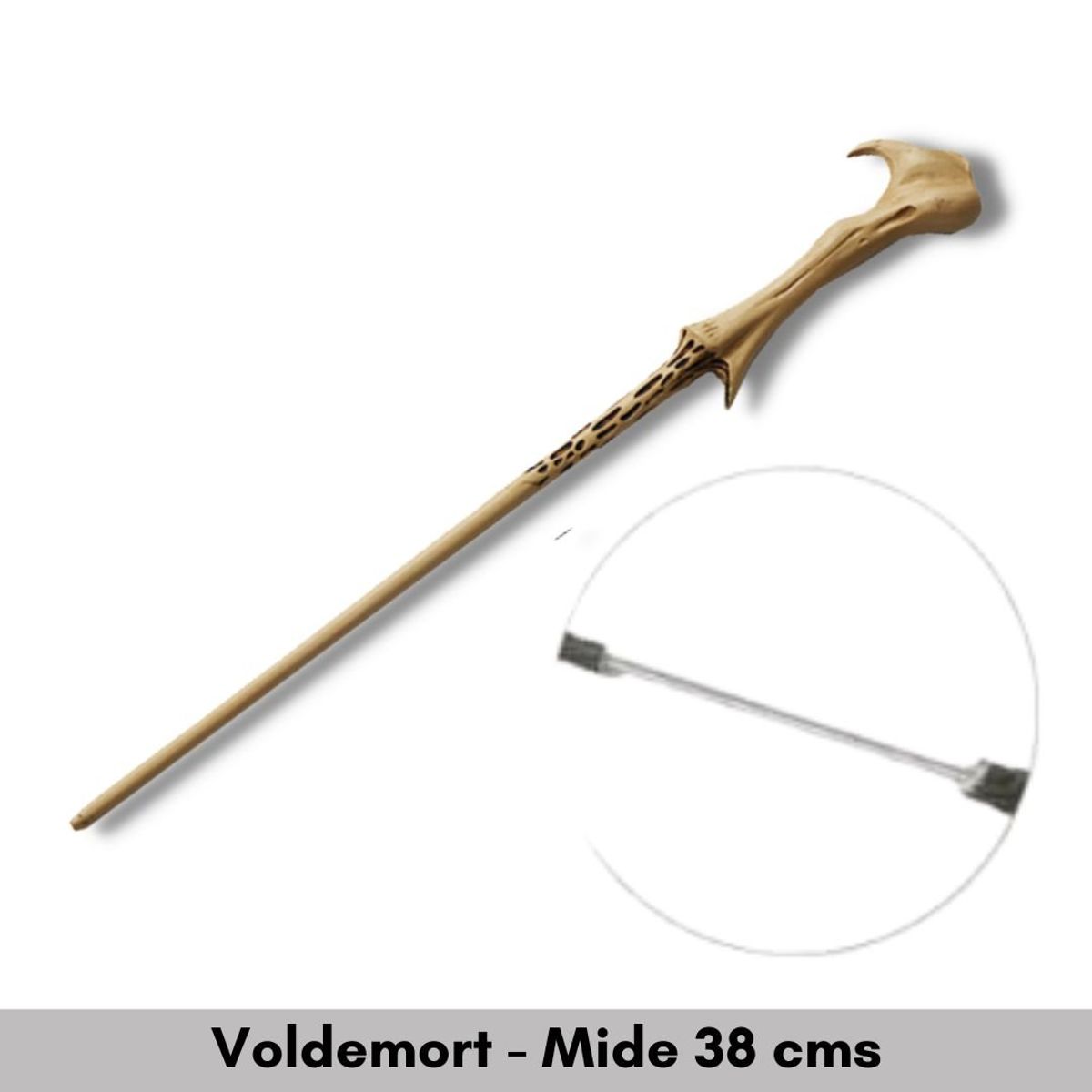 GENERICO - Varita Lord Voldemort  Fierro al interior - No viene en caja