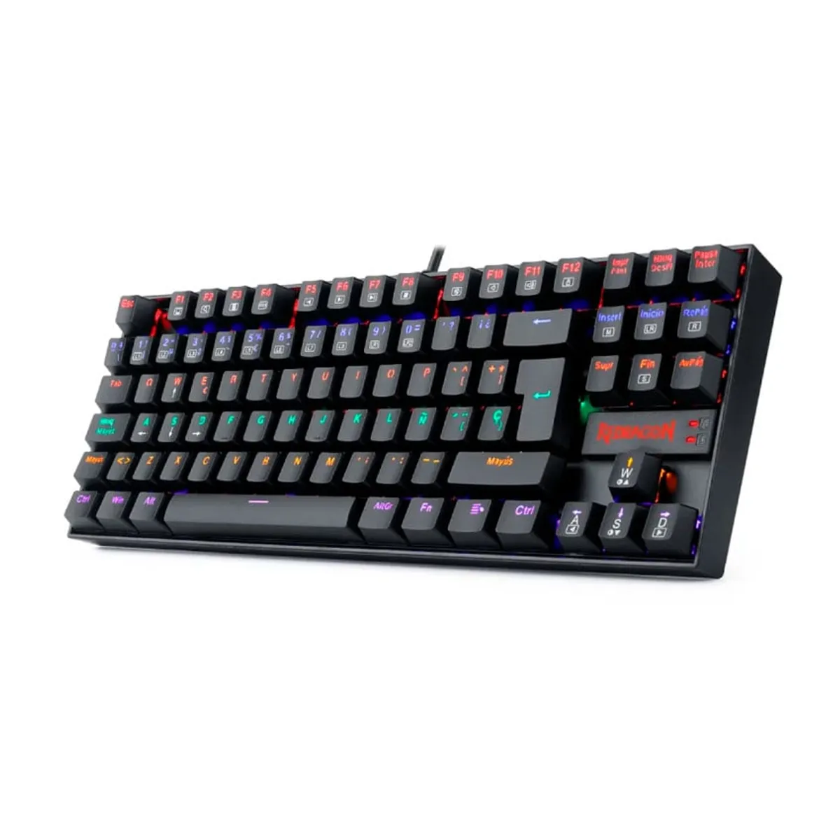 REDRAGON - Redragon K552-KR-SP Kumara Teclado Mecánico Rainbow en Español