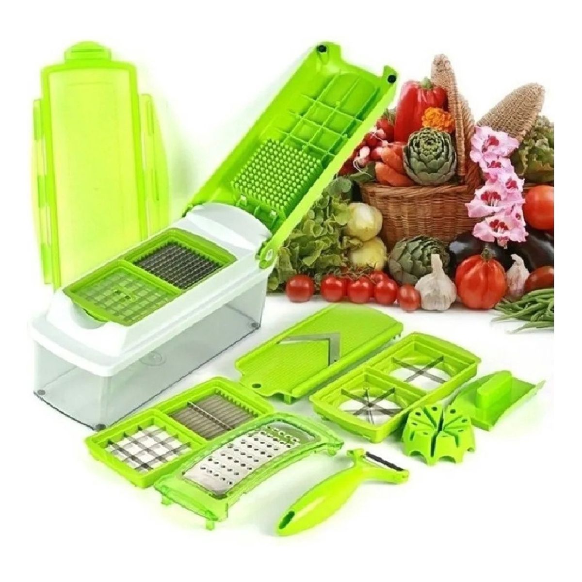 GENERICO - Picador de frutas y verduras picatodo 11 piezas