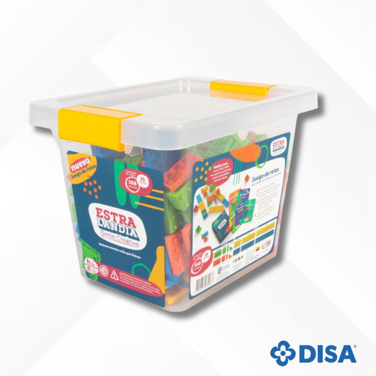 DISA SOLUCIONES ECOEFICIENTES - Bloques de piezas ESTRALANDIA 368 PIEZAS