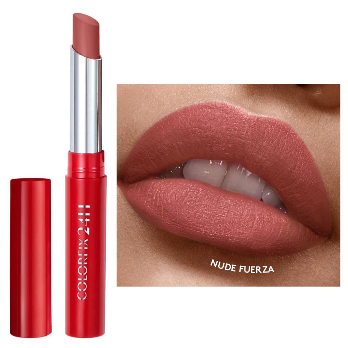 ESIKA - Labial nude fuerza colorfix 24h mate ésika