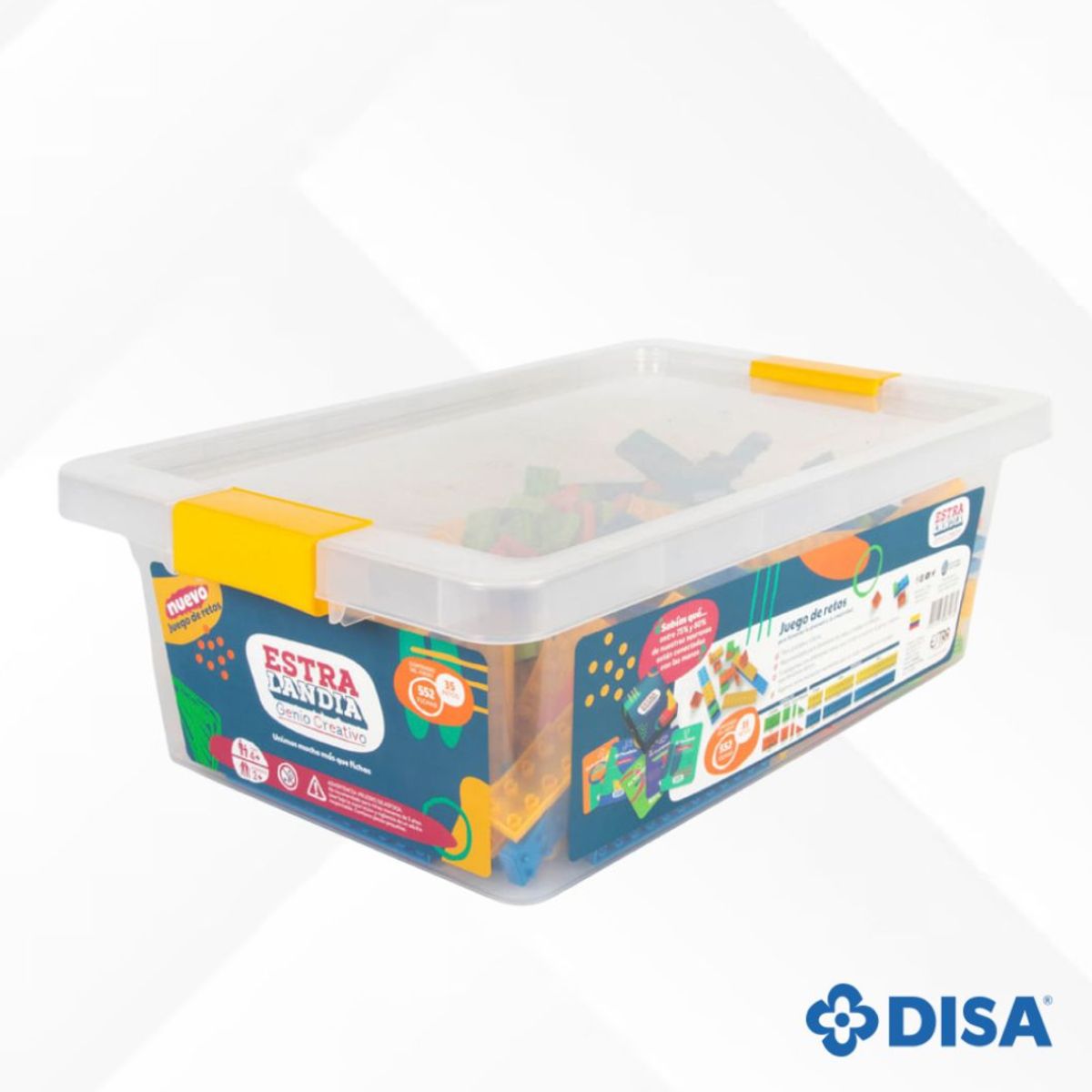 DISA SOLUCIONES ECOEFICIENTES - Bloques de piezas ESTRALANDIA 552 PIEZAS