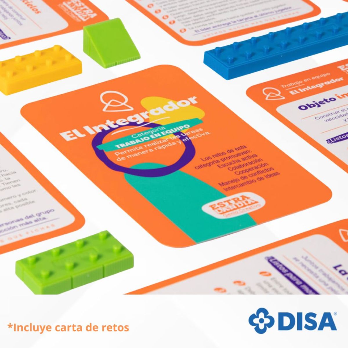 DISA SOLUCIONES ECOEFICIENTES - Bloques de piezas ESTRALANDIA 552 PIEZAS