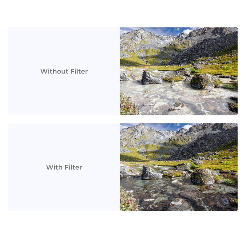 K&F CONCEPT - Kit de filtro polarizado 67mm magnético para smartphone - K&F Concept