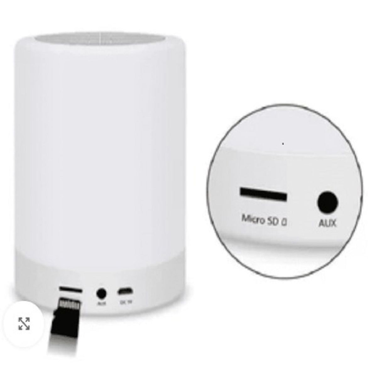 GENERICO - Lámpara Parlante Táctil Rgb con Bluetooth