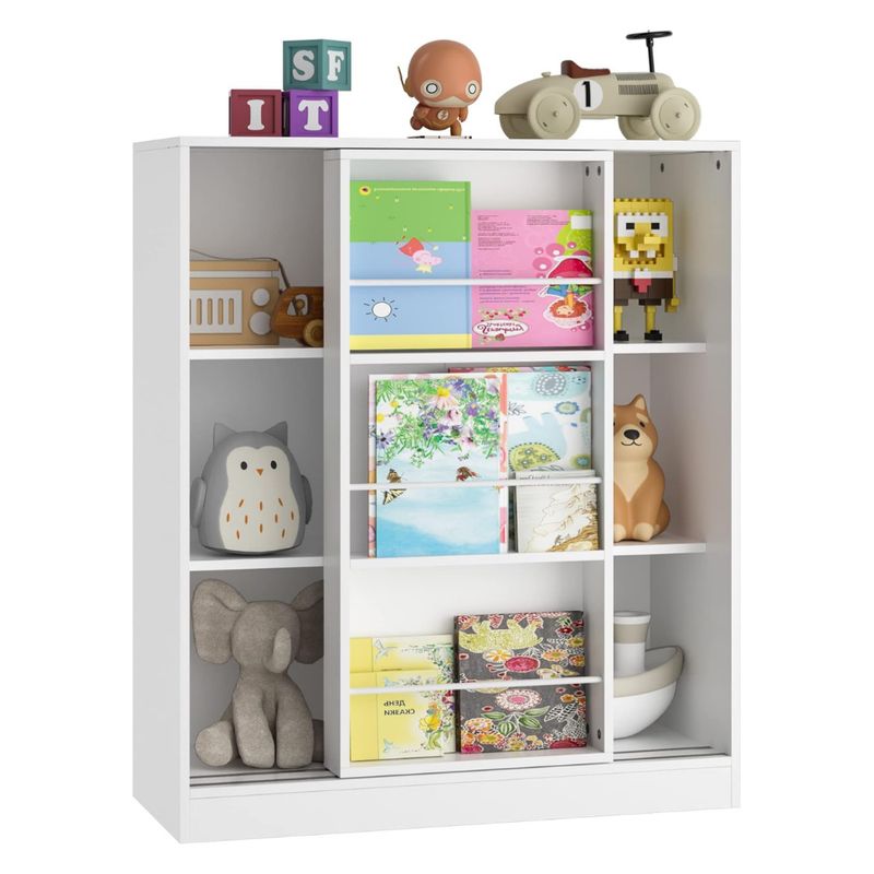 GENERICO - Estante Librero Infantil Santi Blanco Muebles Gaudi