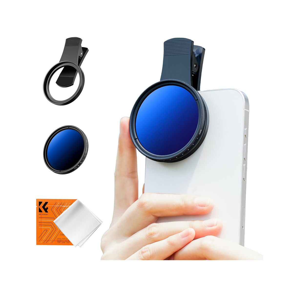 K&F CONCEPT - Kit de filtro ND2-400 Densidad Neutra 52mm - K&F Concept