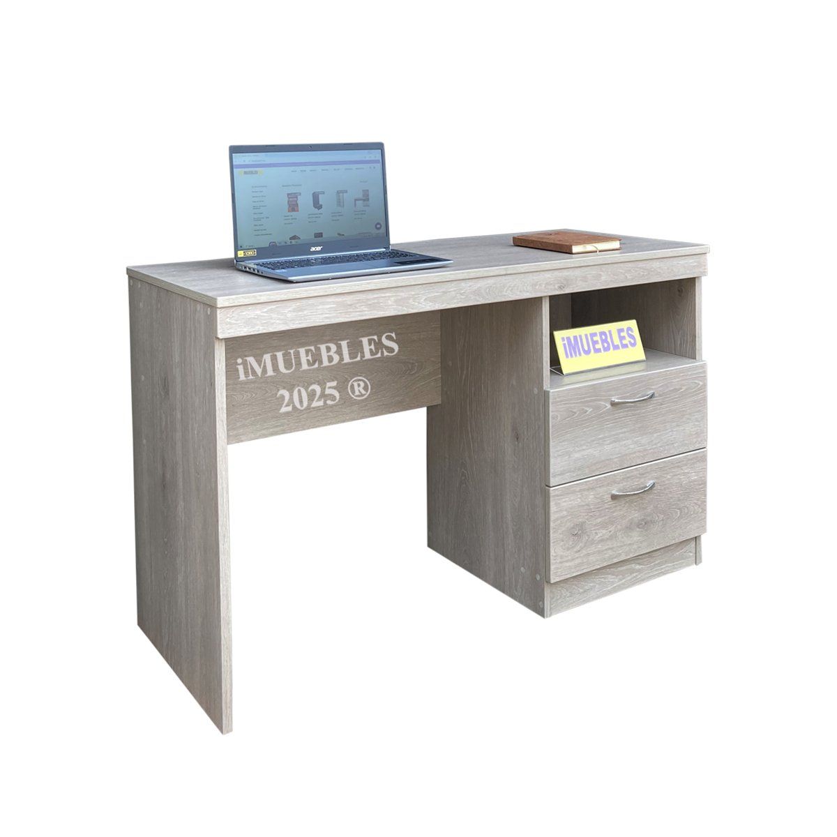 TEMEL - Escritorio 120 cm iMUEBLES modelo PES – Ideal para Oficina y Estudio.
