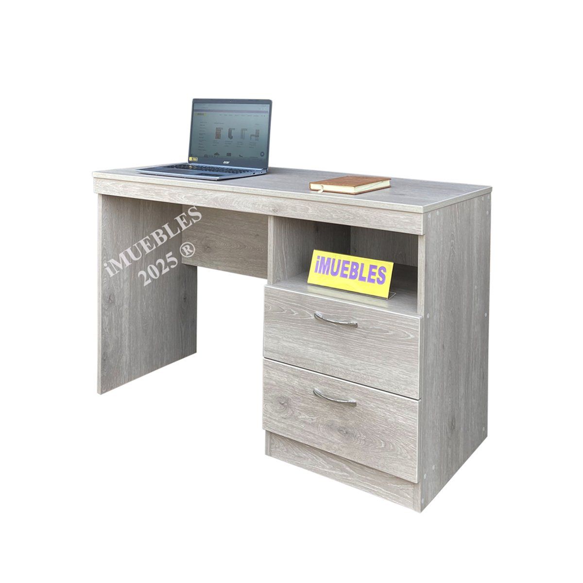 TEMEL - Escritorio 120 cm iMUEBLES modelo PES – Ideal para Oficina y Estudio.