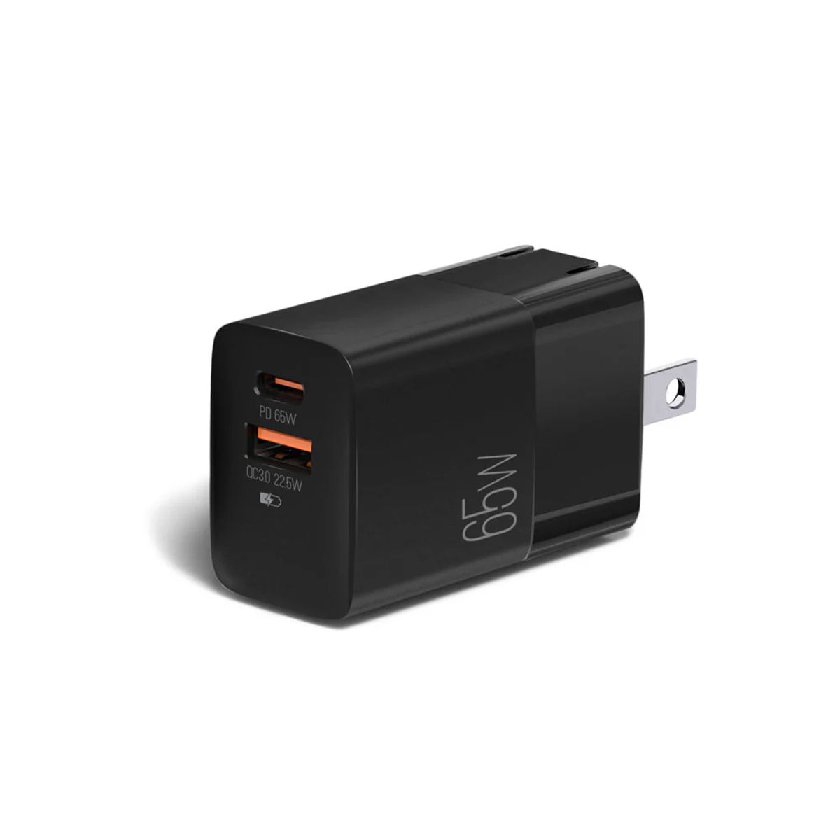 ARGOMTECH - CARGADOR DUAL TIPO C - USB VOLTA P7 CARGA RAPIDA 65W