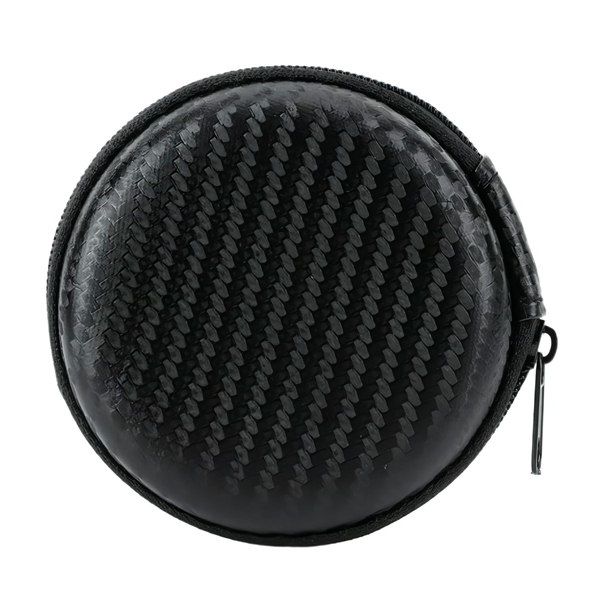 GENERICO - Estuche De Almacenamiento Circular Para Auriculares Negro