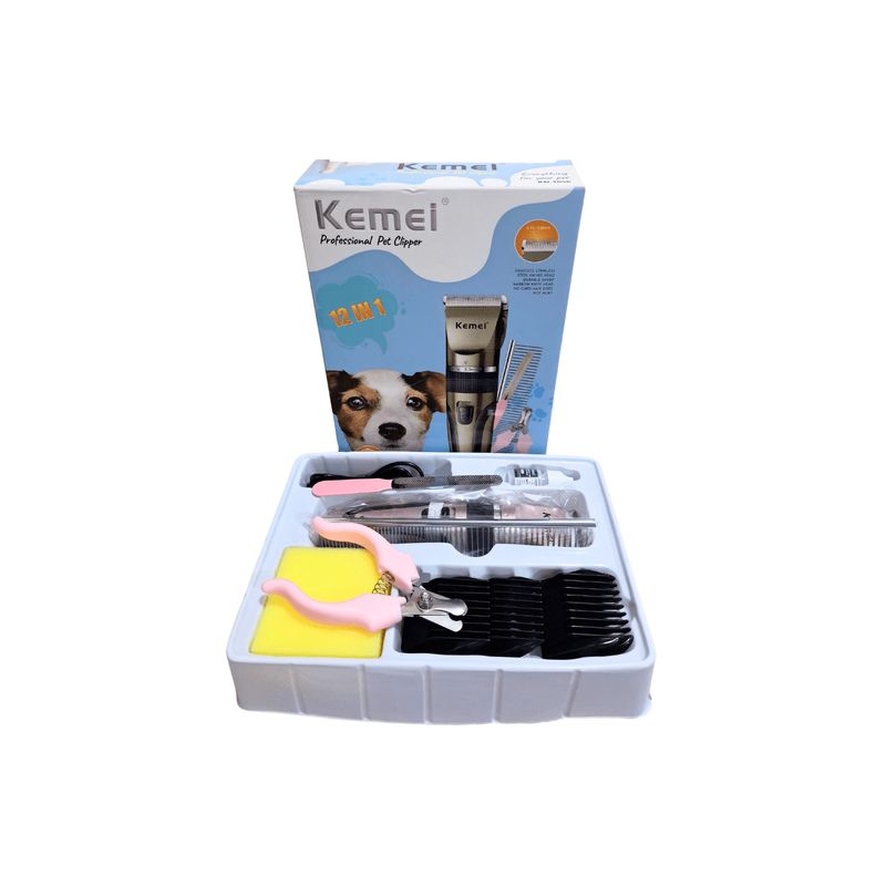 KEMEI - Maquina Cortapelos Profesional para Mascotas - KEMEI