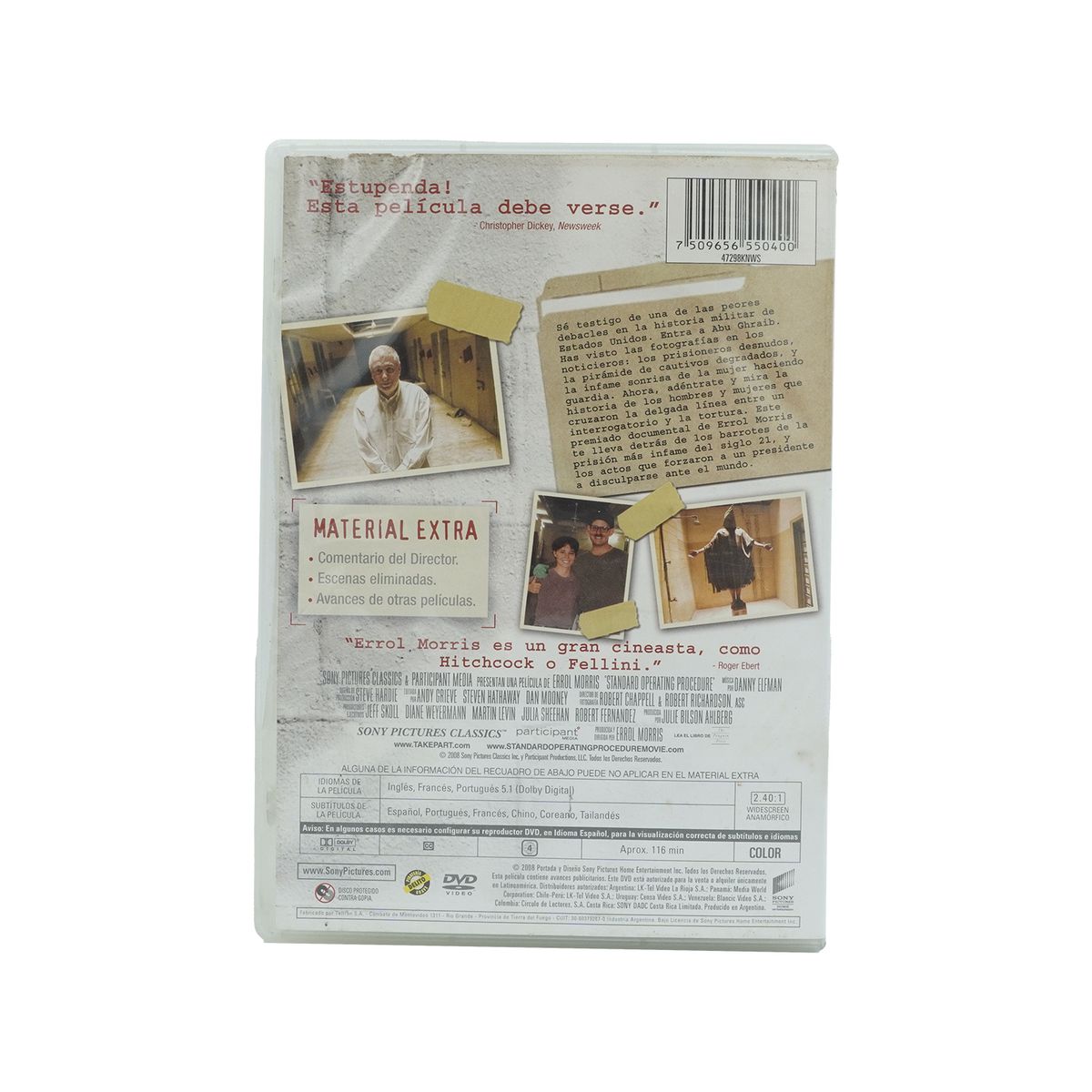 GENERICO - Dvd Original Procedimiento Estandar