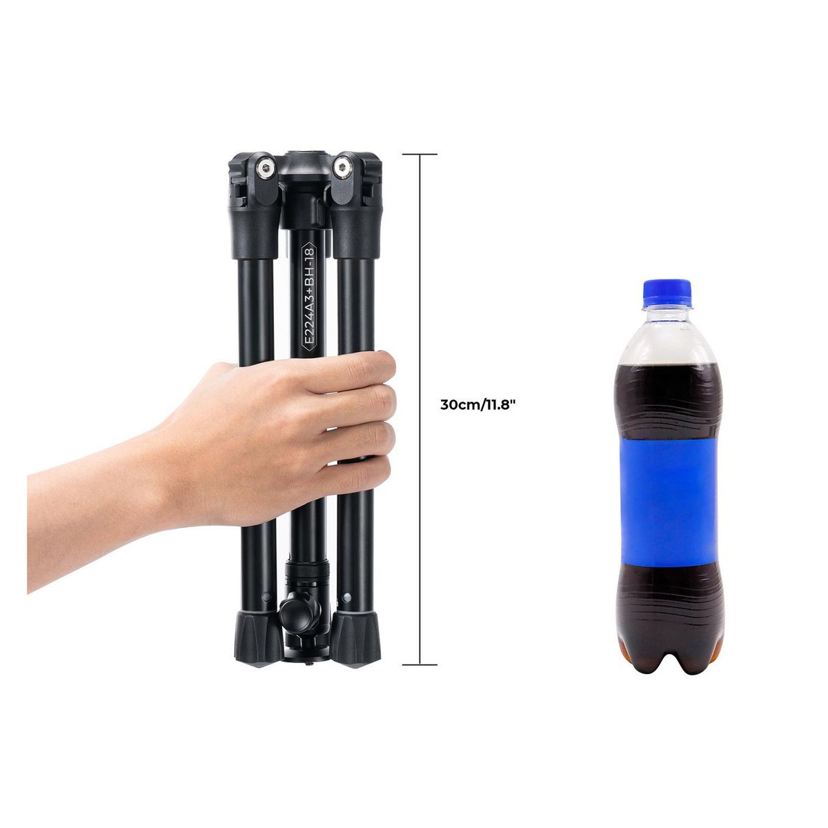 K&F CONCEPT - Trípode compacto E2224A3+BH-18 - K&F Concept