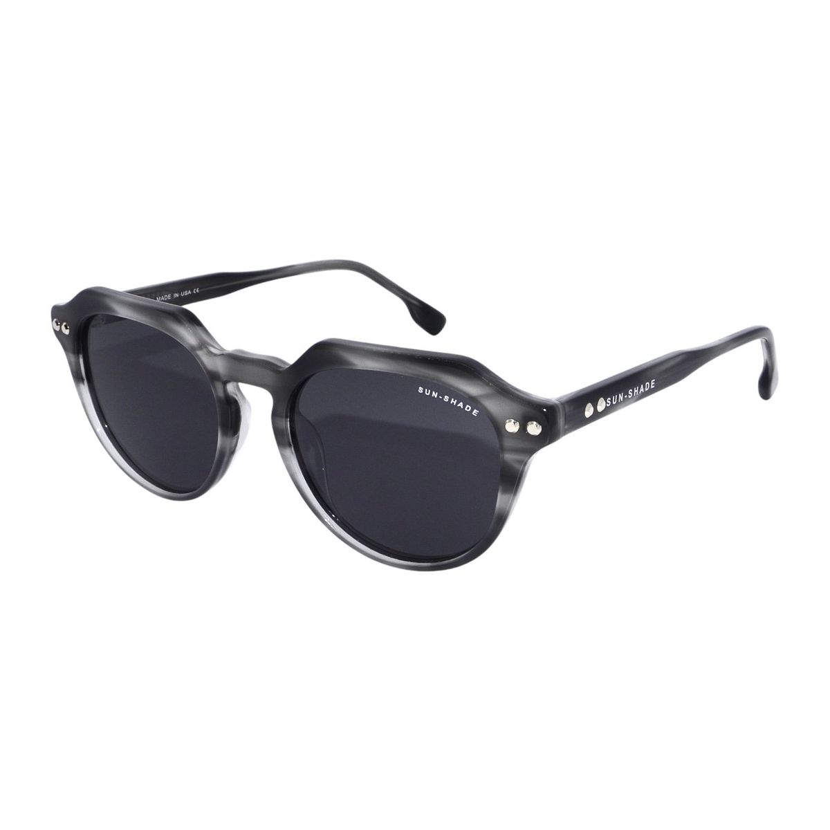 SUN SHADE - Lentes de sol de moda Europea - LENNON POLARIZED BLACK