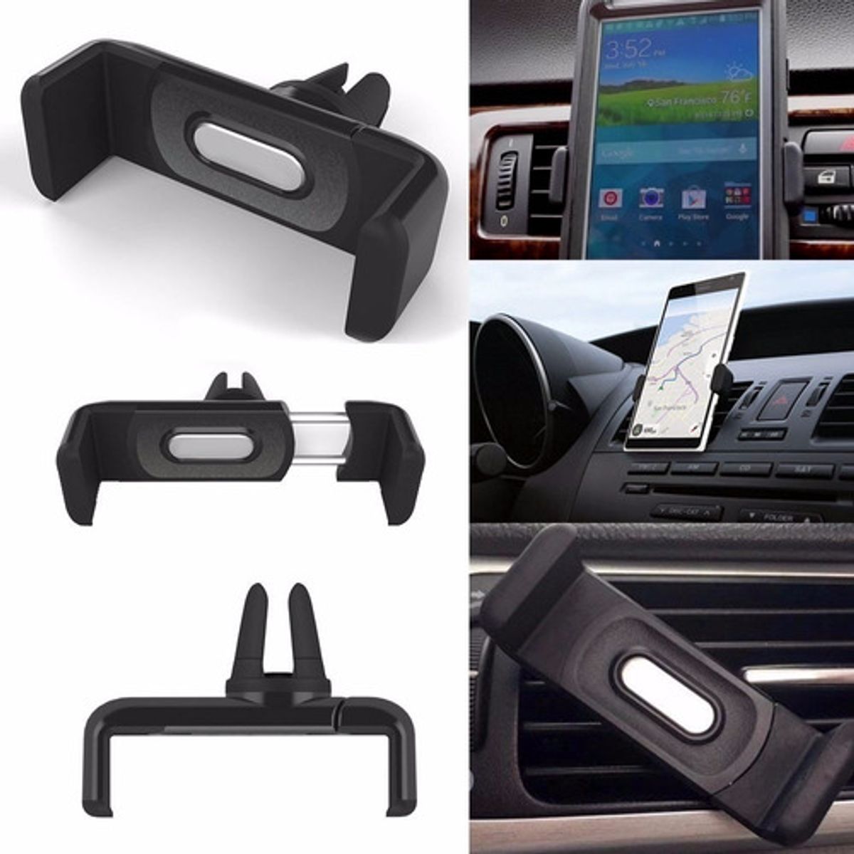 GENERICO - Portable HOLDER - Soporte Sujetador De celular Para Auto