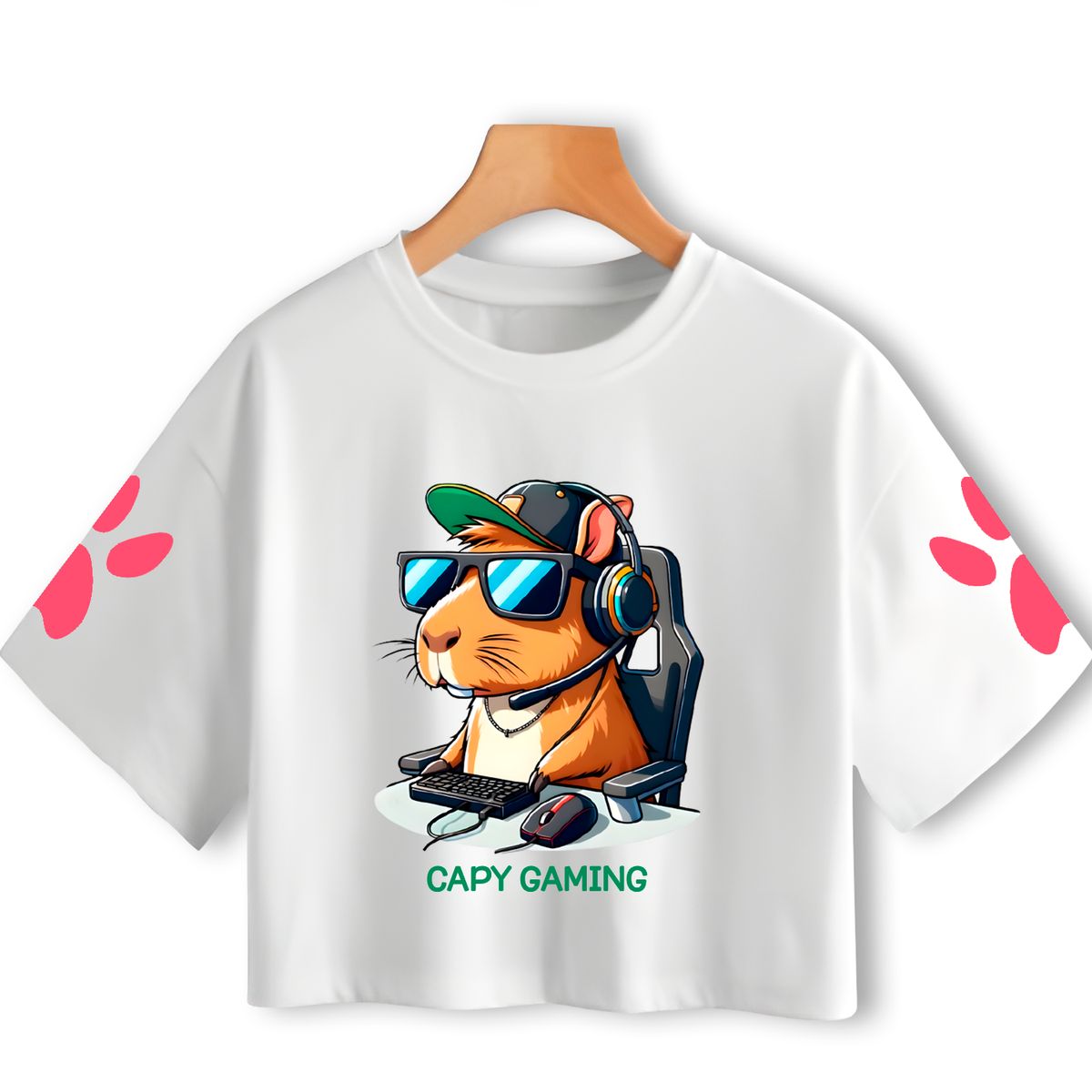 GENERICO - Polo Crops Capibara Gaming