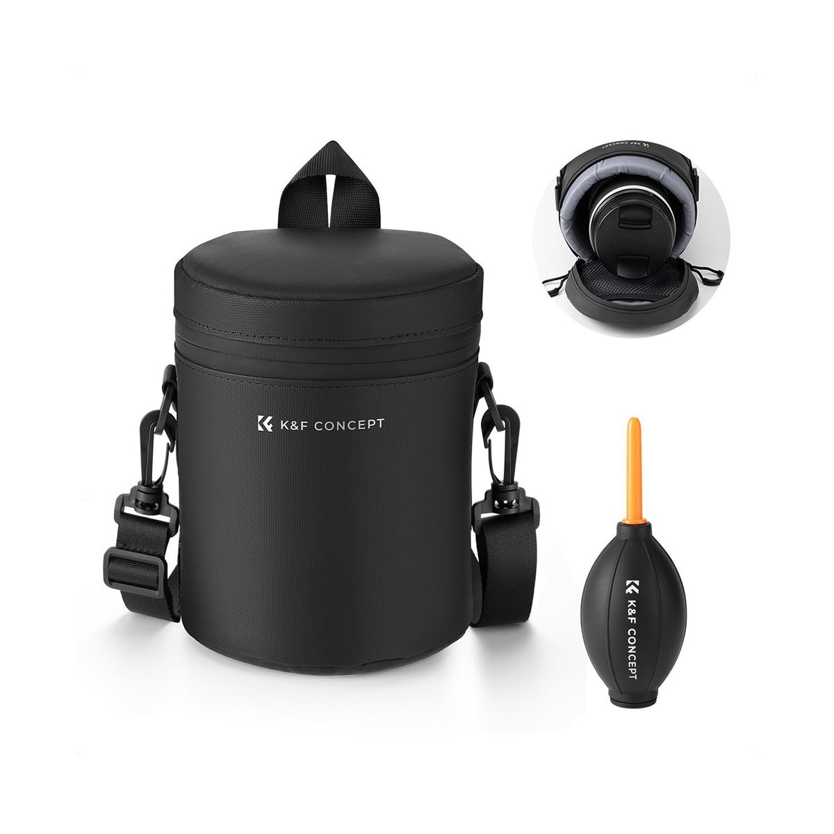 K&F CONCEPT - Bolso protector para lente - Talla M - K&F Concept