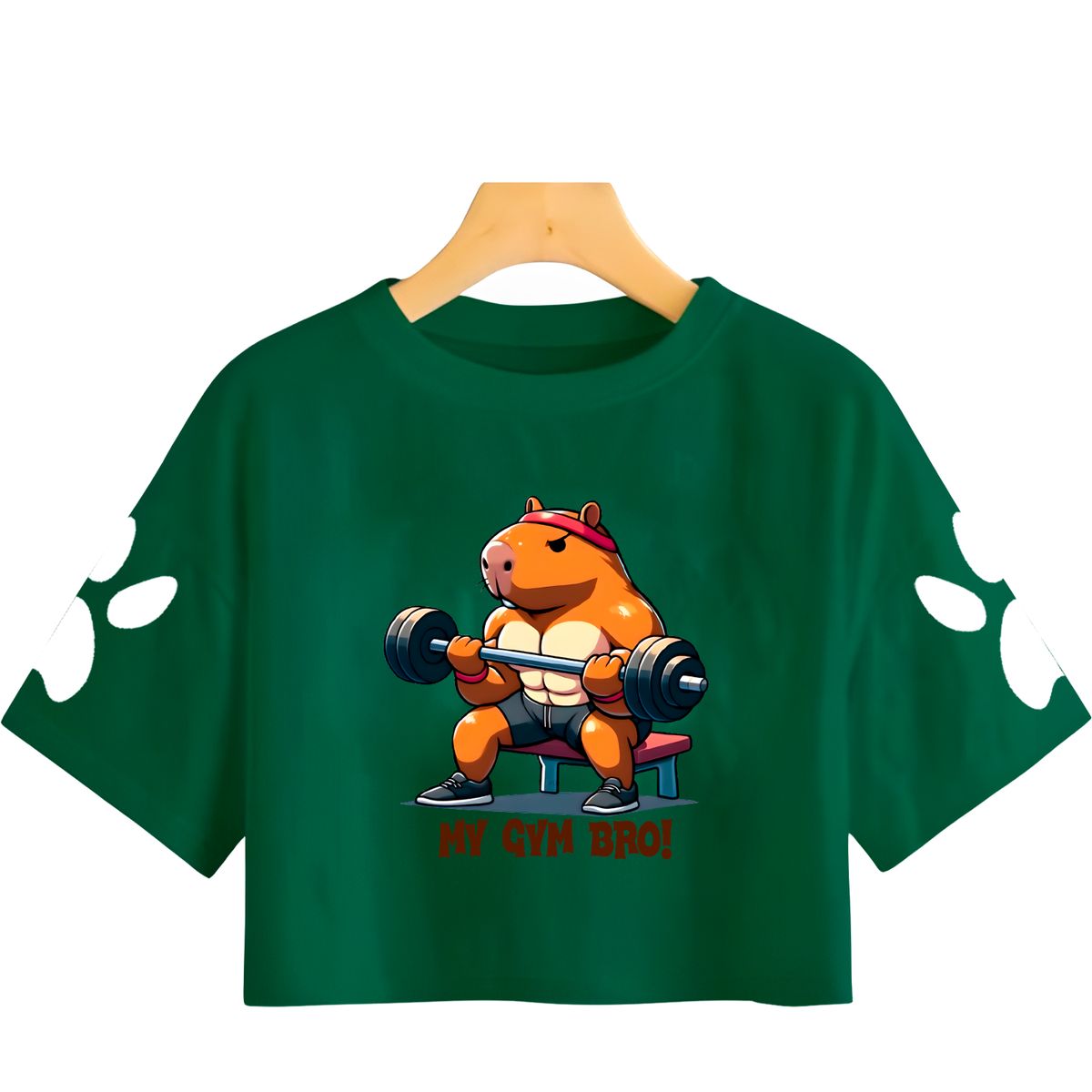 GENERICO - Polo Crops Capibara Gym Bro