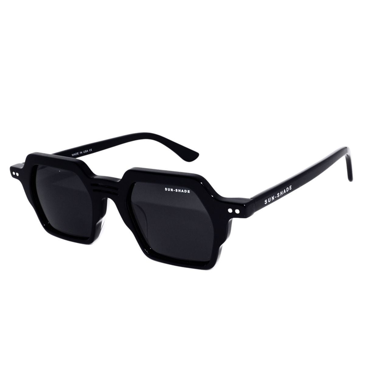 SUN SHADE - Lentes de sol de moda Europea - MILAN POLARIZED BLACK