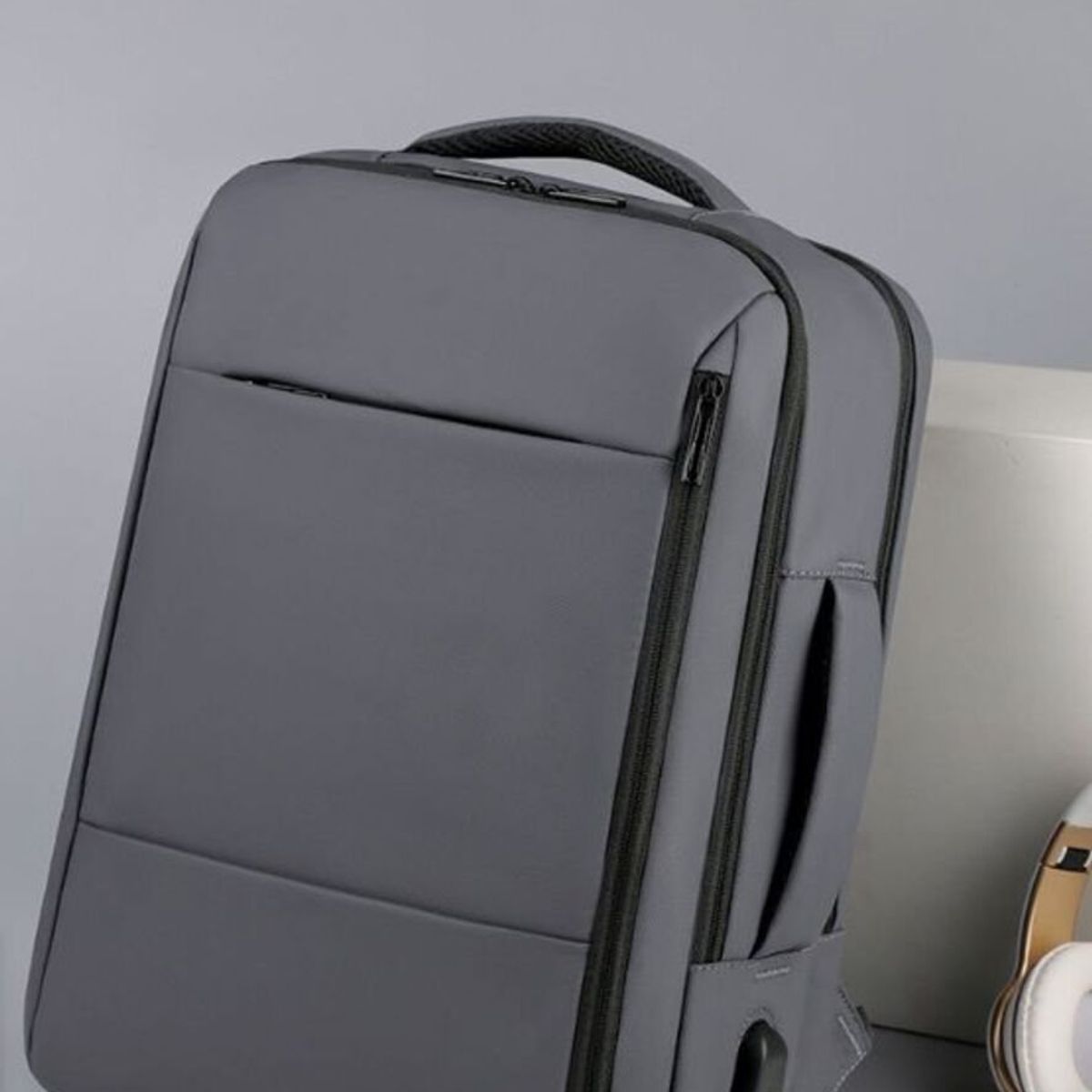 GENERICO - Mochila Para Trabajo Viaje Negocios Impermeable Con USB Portatil