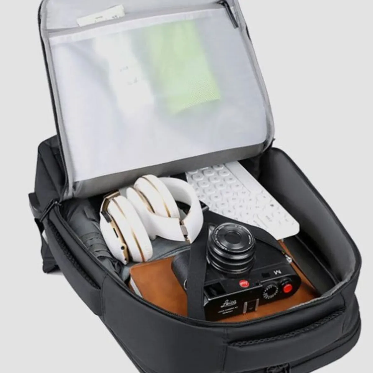 GENERICO - Mochila Para Trabajo Viaje Negocios Impermeable Con USB Portatil