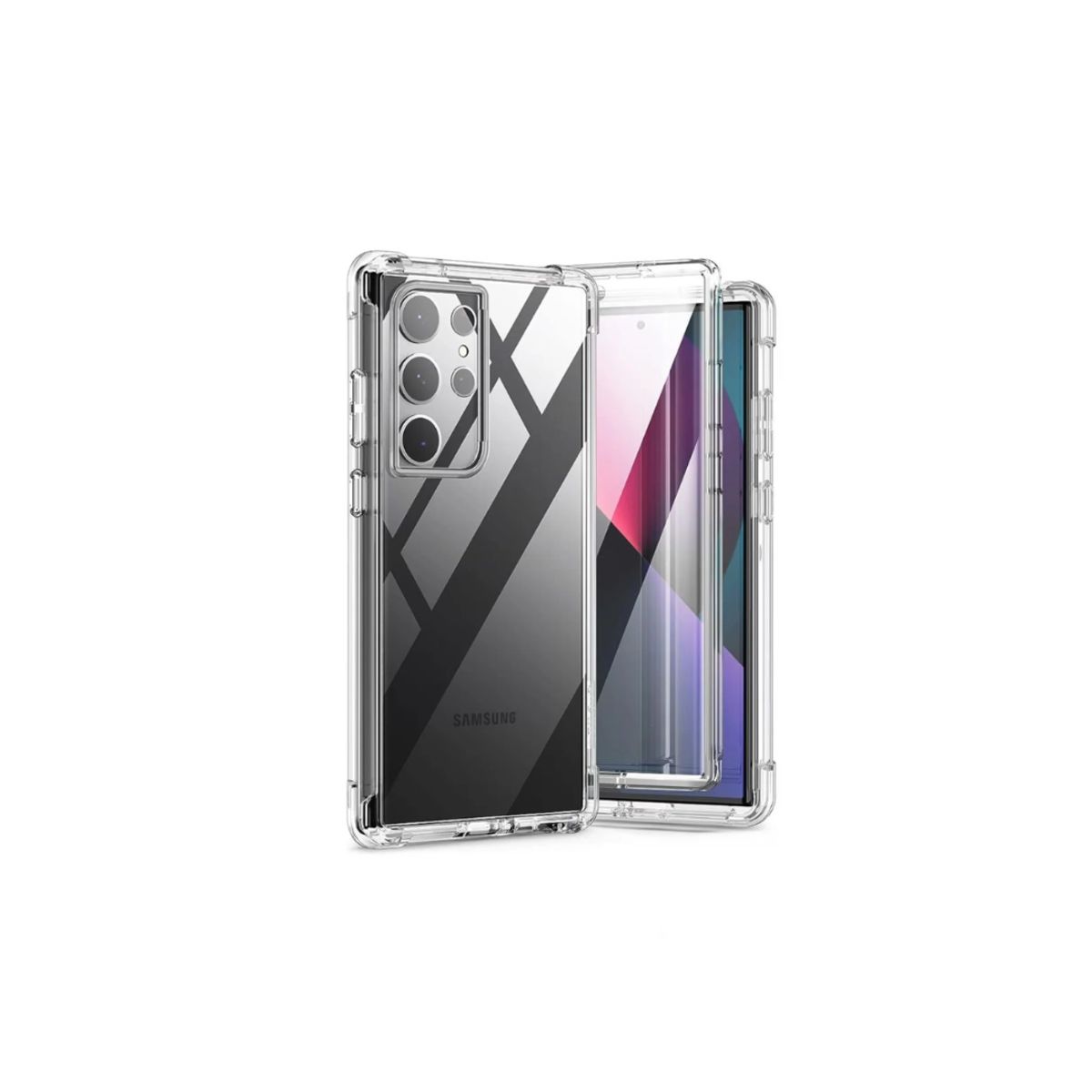 SPACE - CASE 360  PARA SAMSUNG S25 ULTRA  3 EN 1 ANTY SHOCK