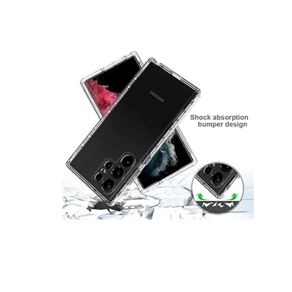 SPACE - CASE 360  PARA SAMSUNG S25 ULTRA  3 EN 1 ANTY SHOCK