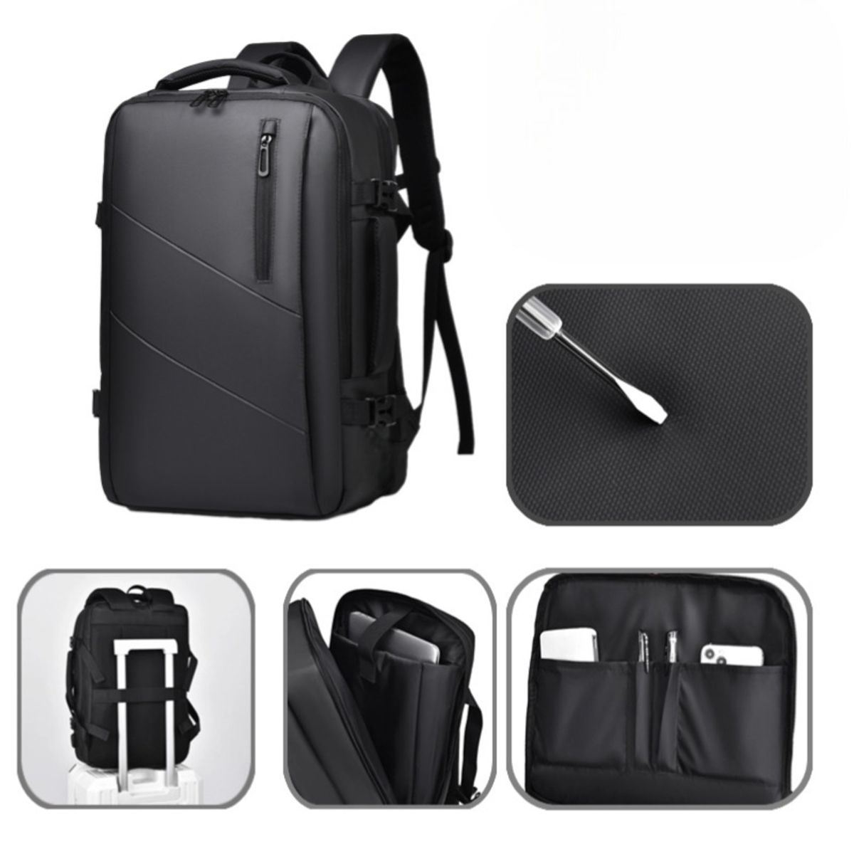 GENERICO - Mochila Casual Para Lapto Negocios  Gran Capacidad