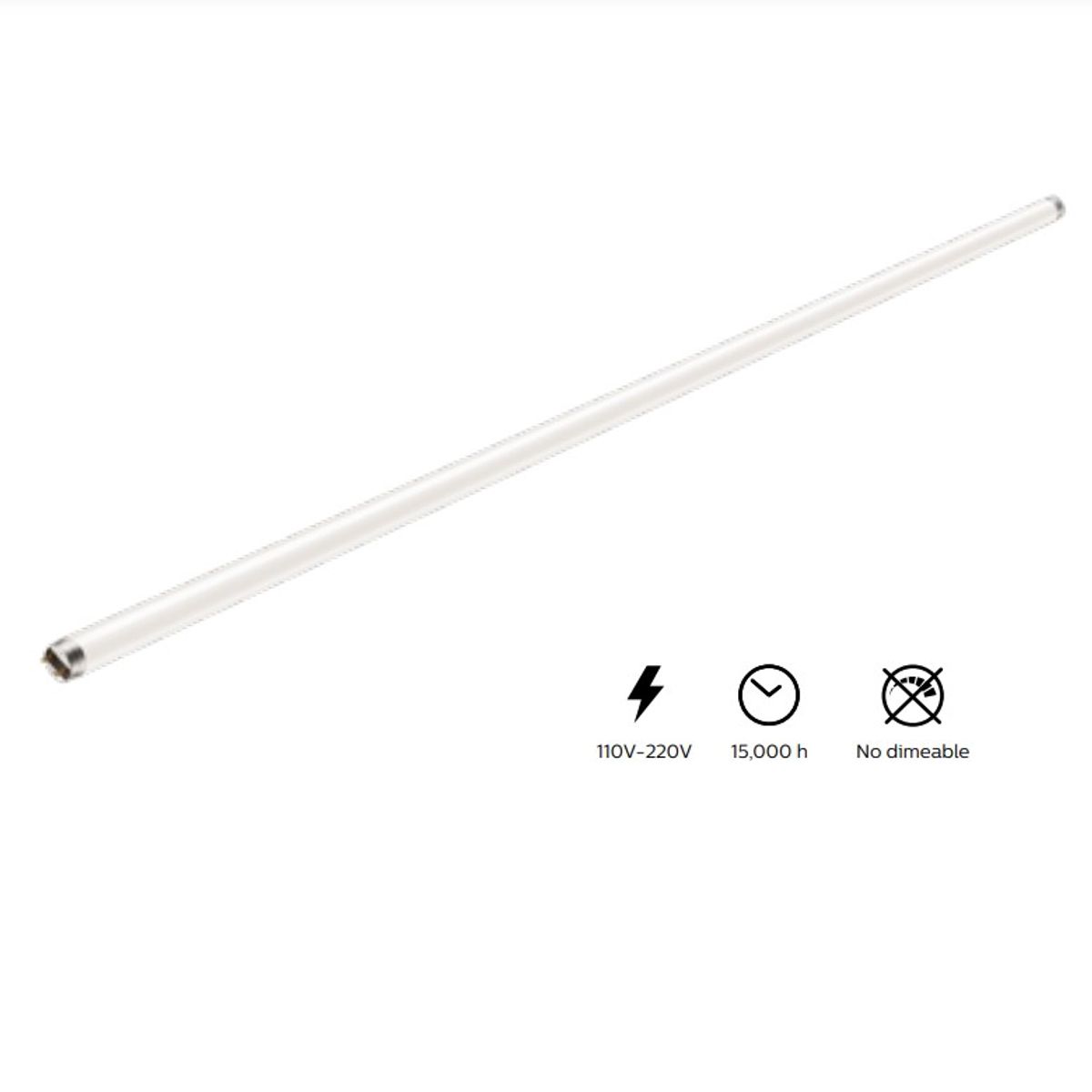 GENERICO - Foco Tubo LED 16W 765 T8 Luz Blanca (Caja de 20und)