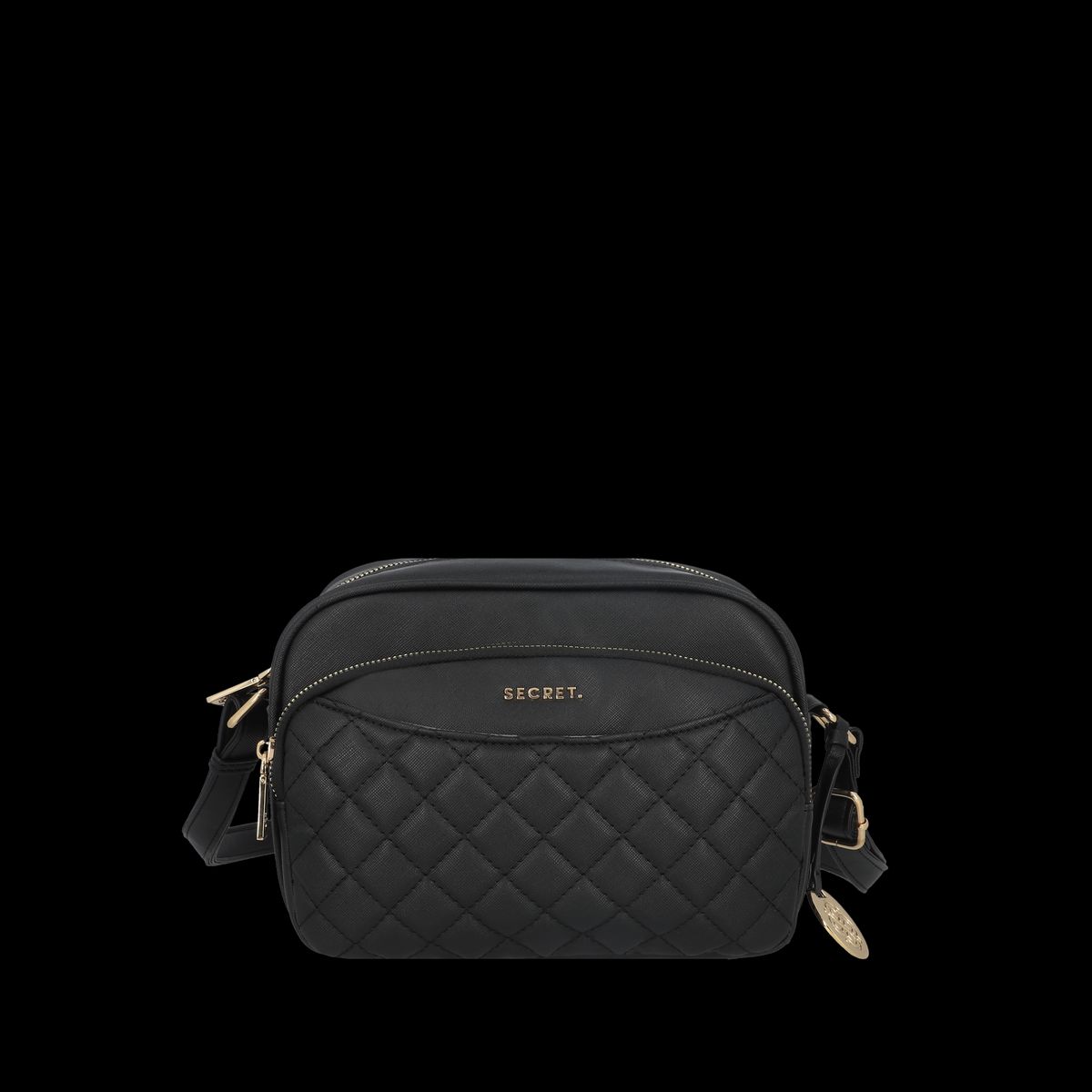 SECRET - Cartera Murcia Mediana Black