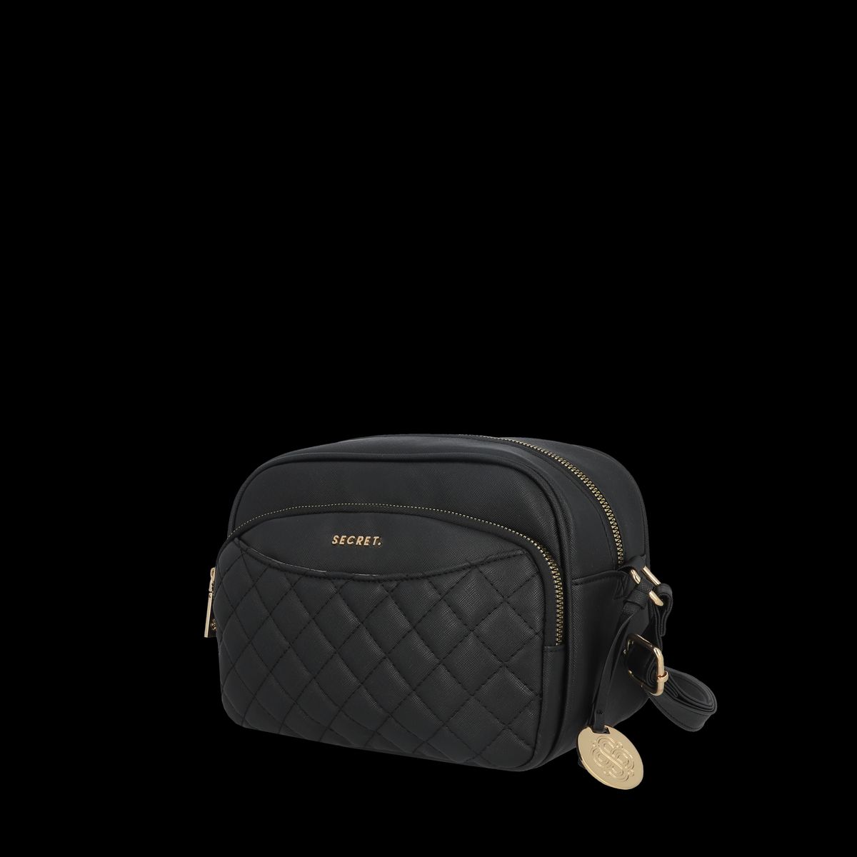 SECRET - Cartera Murcia Mediana Black