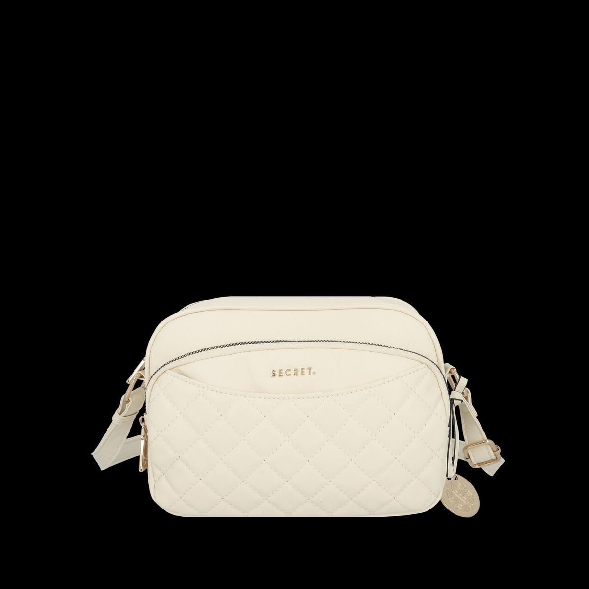 SECRET - Cartera Murcia Mediana Ivory