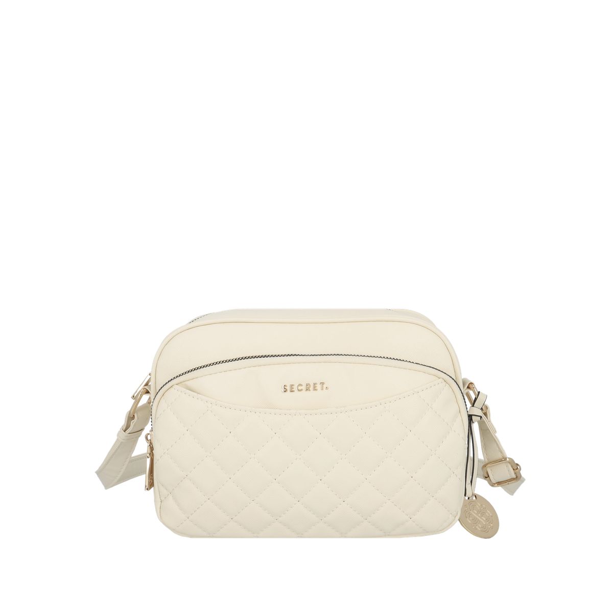 SECRET - Cartera Murcia Mediana Ivory