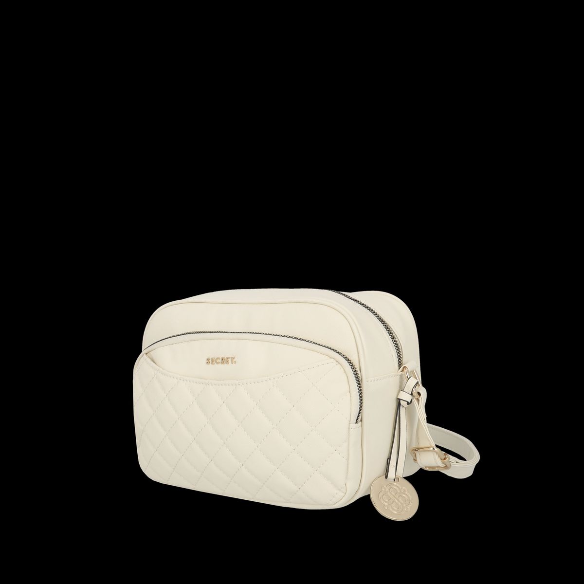SECRET - Cartera Murcia Mediana Ivory