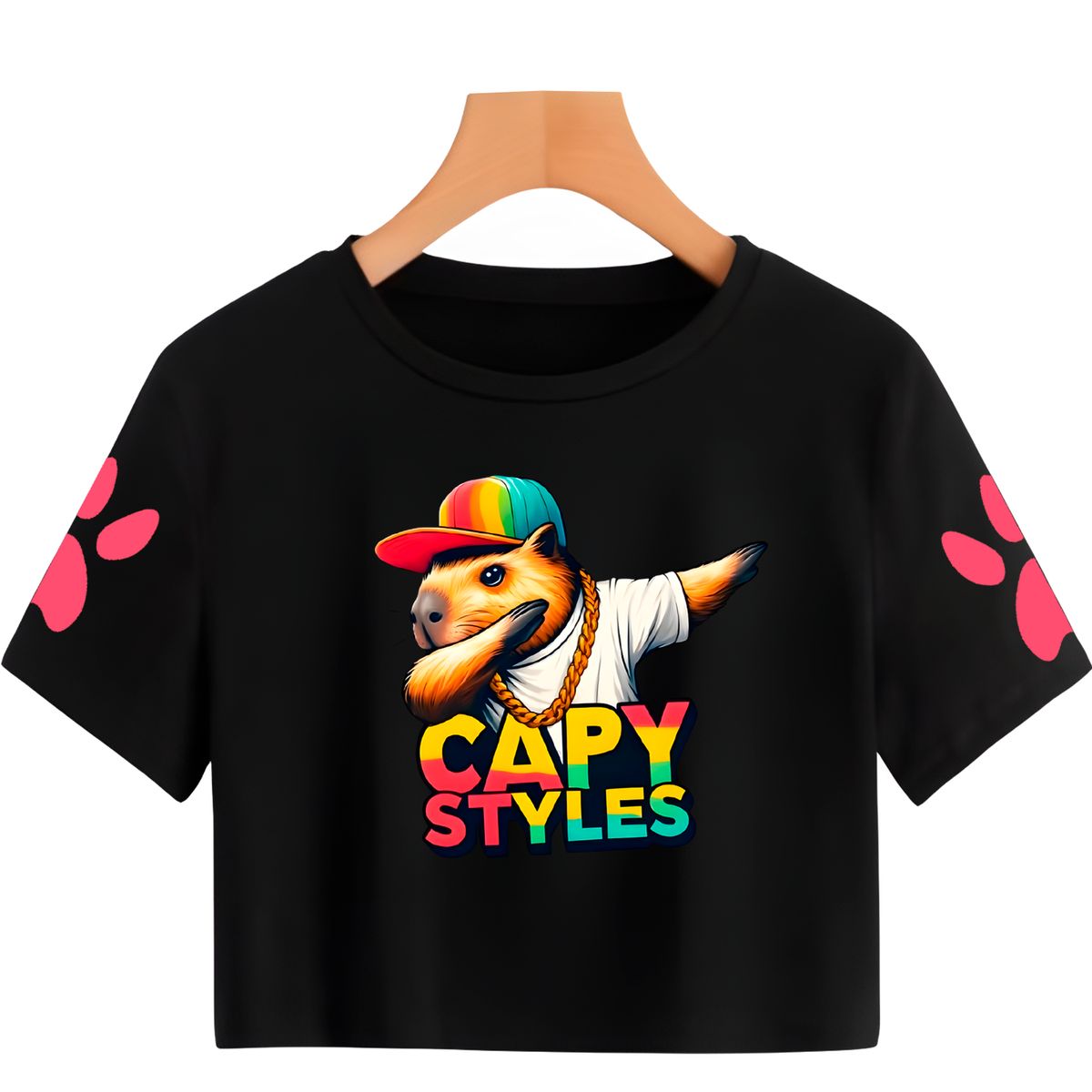 GENERICO - Polo Crops Capibara Capy Styles