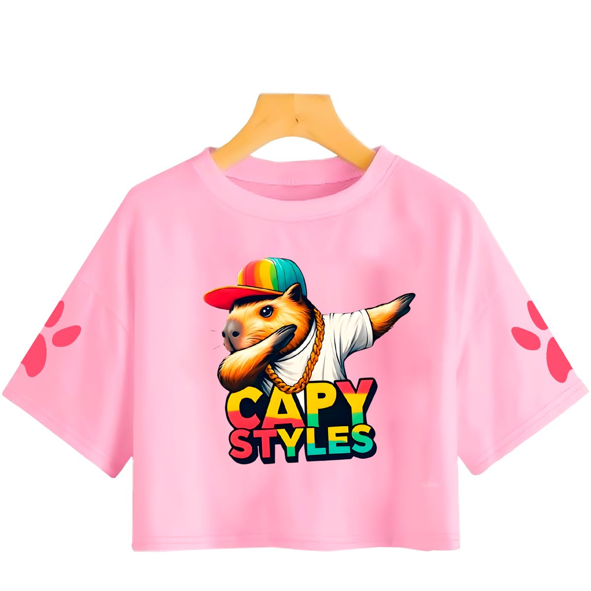 GENERICO - Polo Crops Capibara Capy Styles