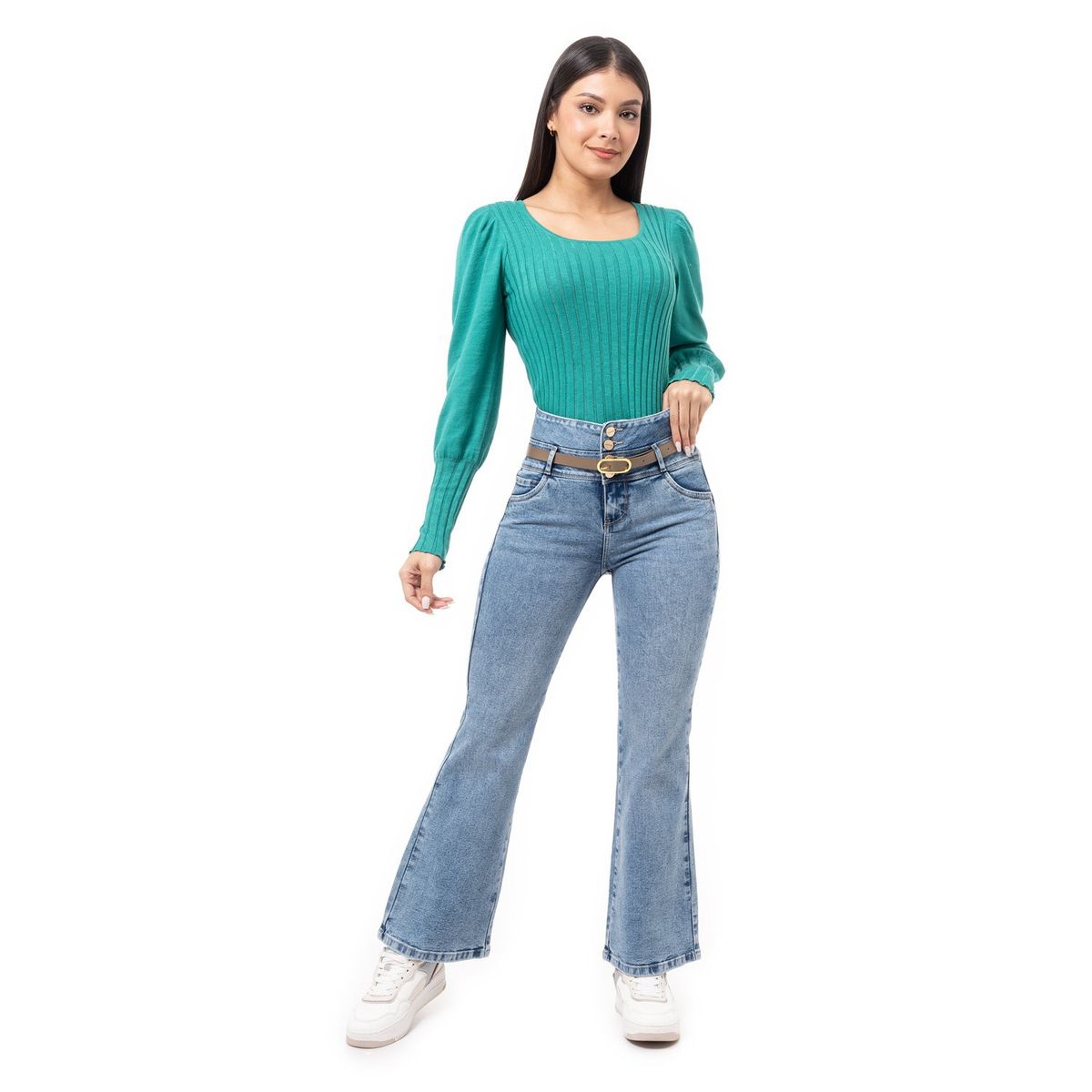 PIONIER - Pantalon Denim Stretch Cristih Pionier